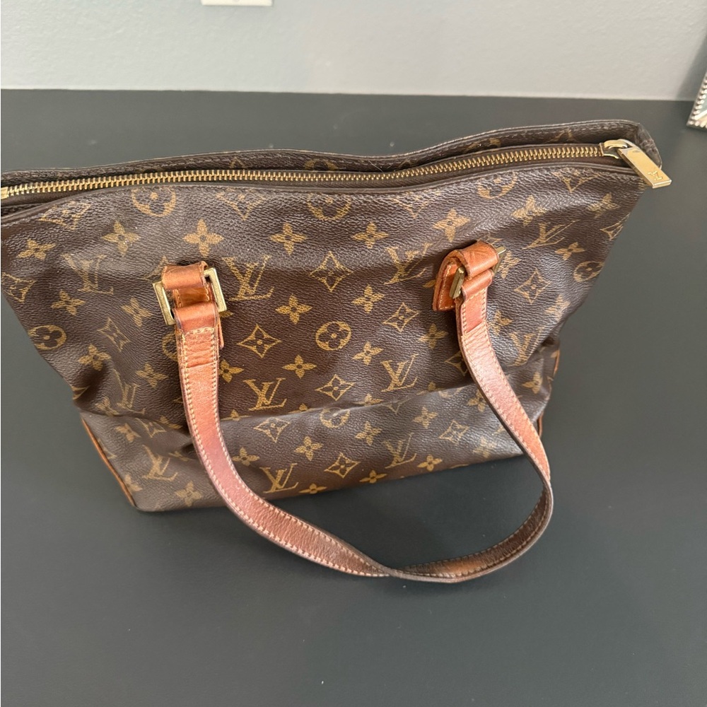 Louis Vuitton Brown Monogram Tote Bag